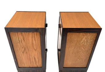 Two Art Deco Modernist Nightstands or Bedside Tables, 1920s 2